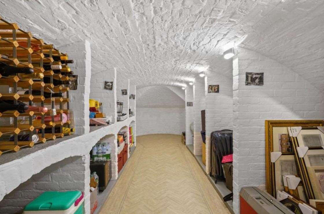 The house has its own wine cellar Picture: John D Wood & Co