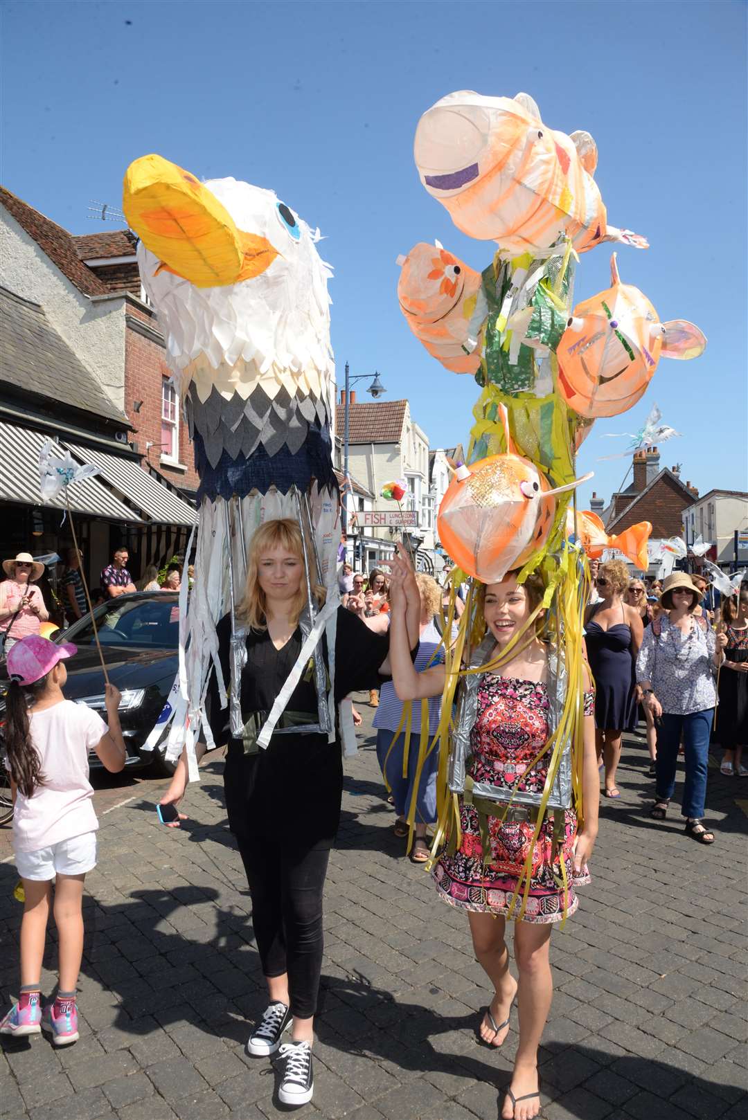 Whitstable Oyster Festival draws huge crowds in heatwave