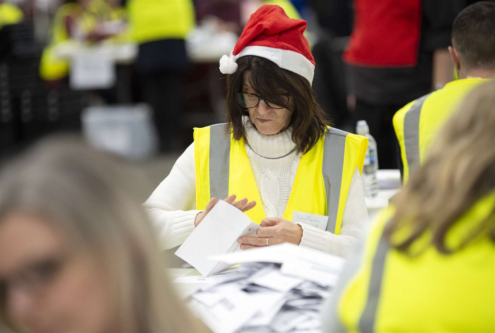 The festive timing of the election put a strain on those overseeing the election, the Electoral Commission found (Lesley Martin/PA)