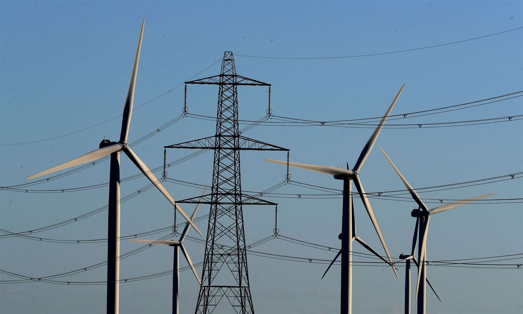 Wind power now makes up a significant share of electricity generation (Gareth Fuller/PA)