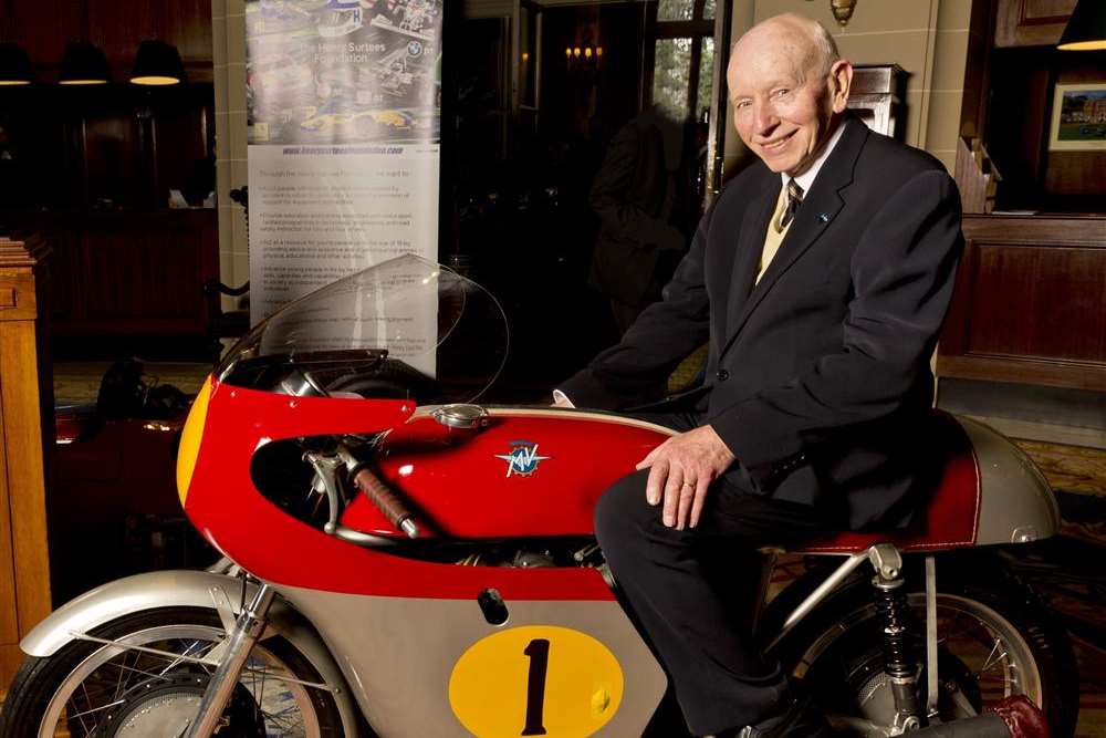 Motor sport legend John Surtees OBE