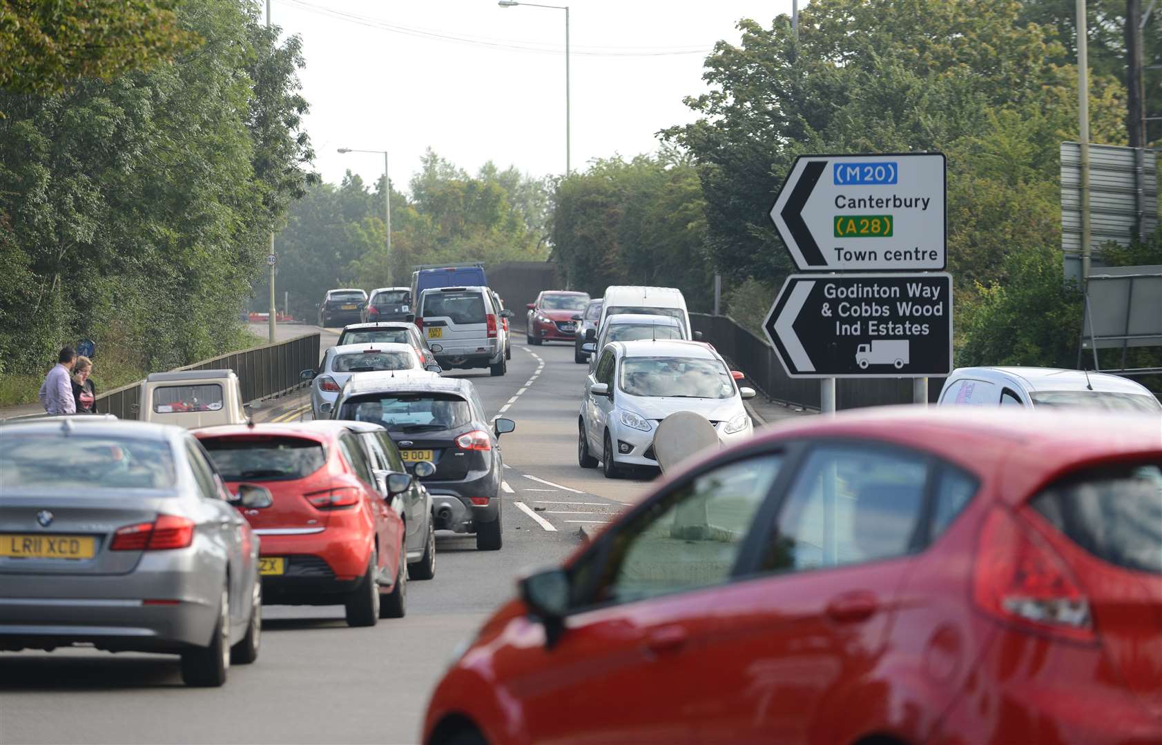 The A28 Chart Road is notoriously congested. Picture: Gary Browne