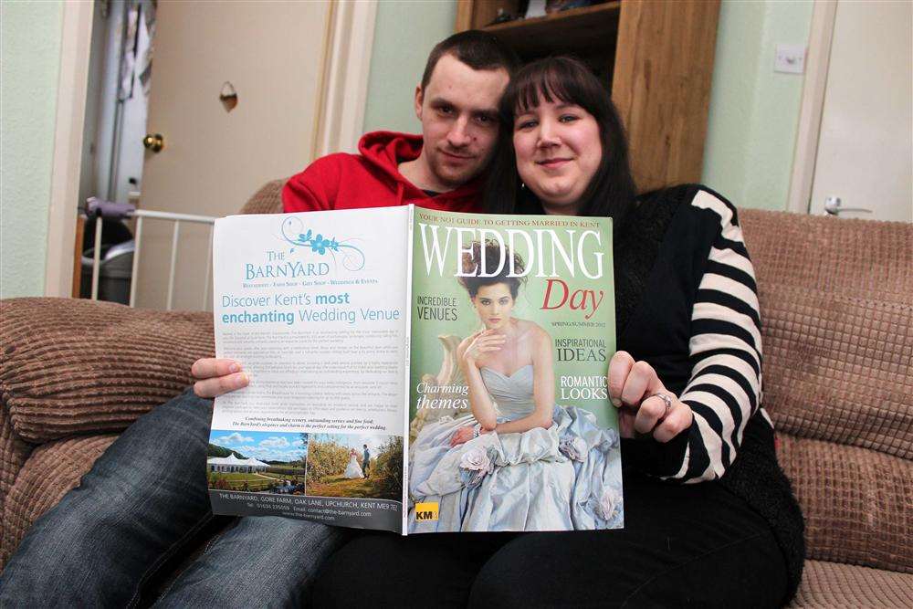 Stacy Burnett and Daniel Webb before their wedding