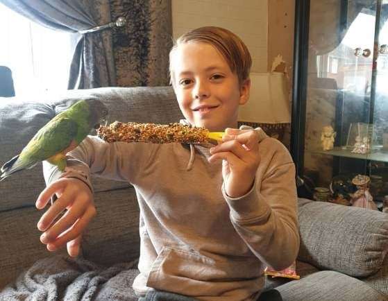 Alfie with Stanley