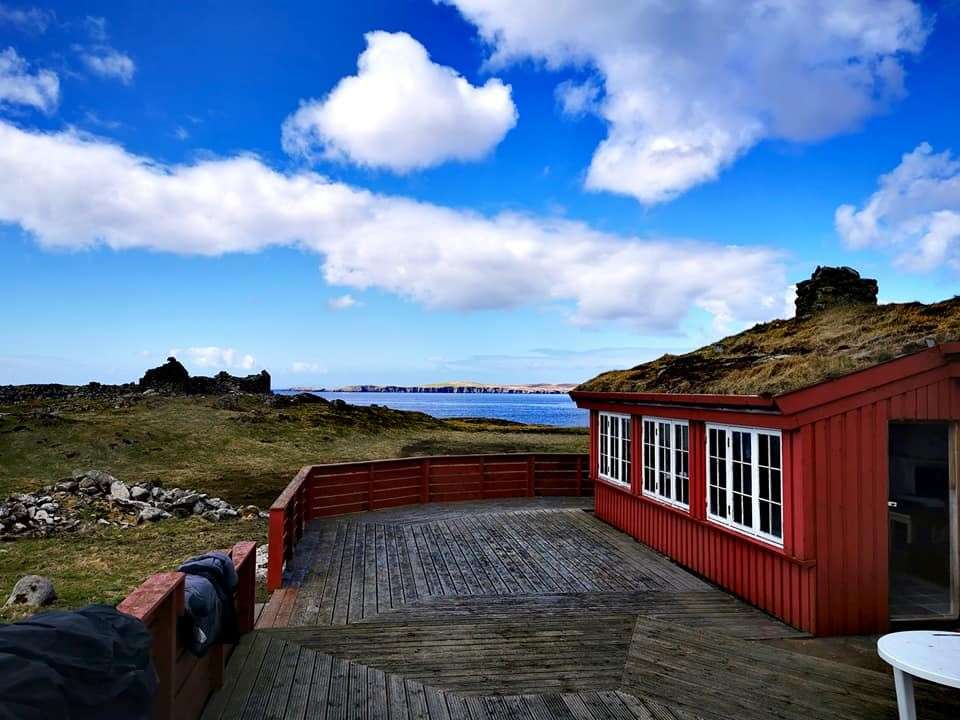 The house where Mr Lewis and Jet have been staying (Chris Walks the UK/PA)