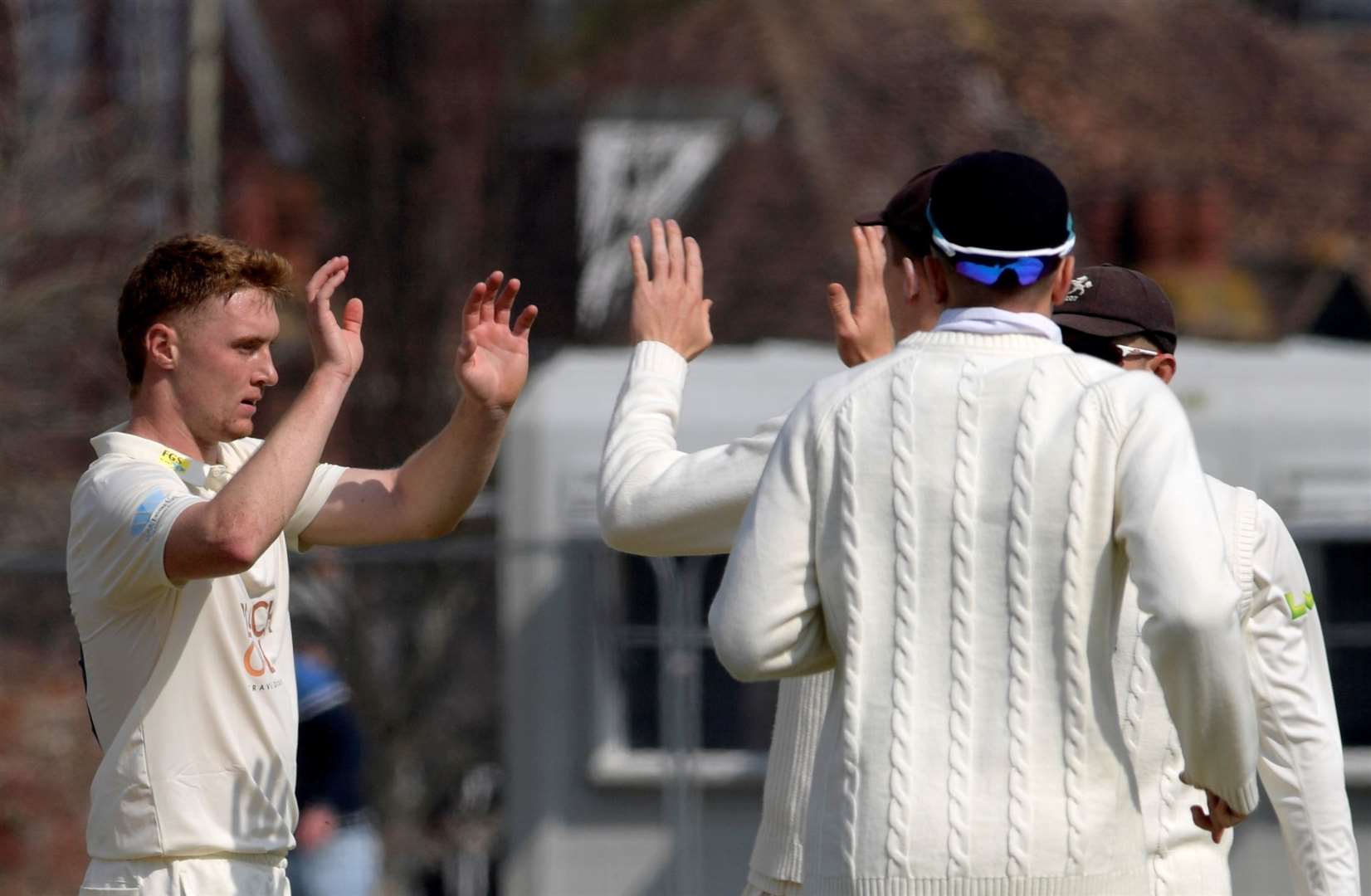 Young Kent all-rounder Joey Evison in red-ball action against Northamptonshire at Canterbury - Kent start their 2025 County Championship Division 2 summer away to Northamptonshire in April. Picture: Barry Goodwin