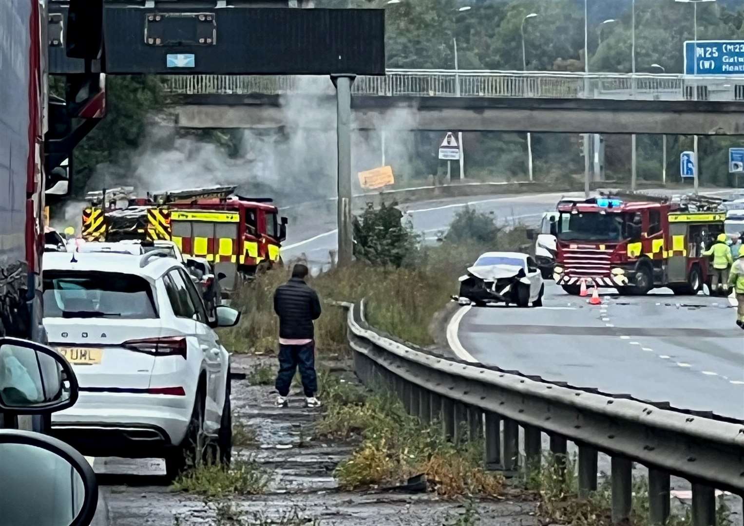 A21 near Sevenoaks blocked as emergency services deal with crash