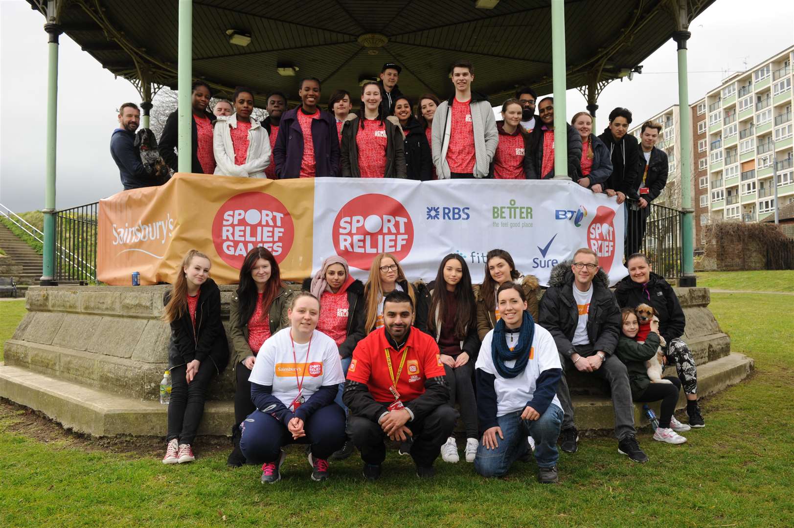 Sainsbury's Sport Relief Mile event in Gravesend.