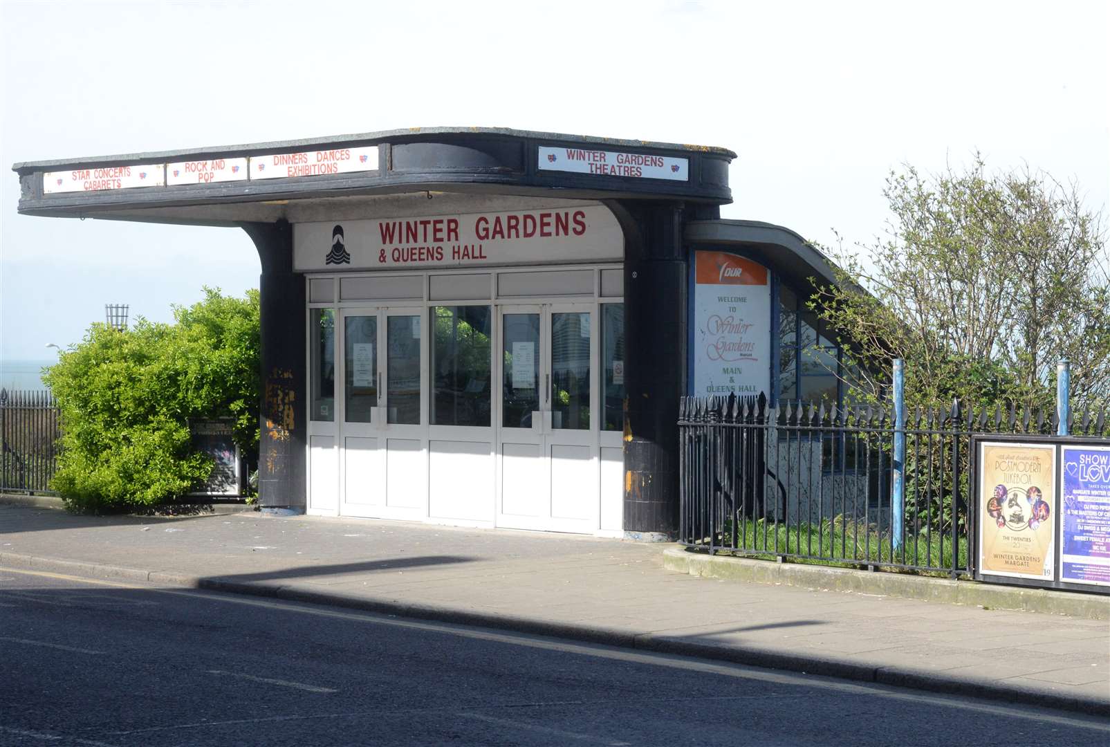 The entrance to the Winter Gardens prior to its closure in 2022. Picture: Chris Davey