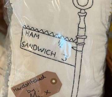 The famous Ham Sandwich sign in West Street even has its own merchandise. Picture: Dan Friend