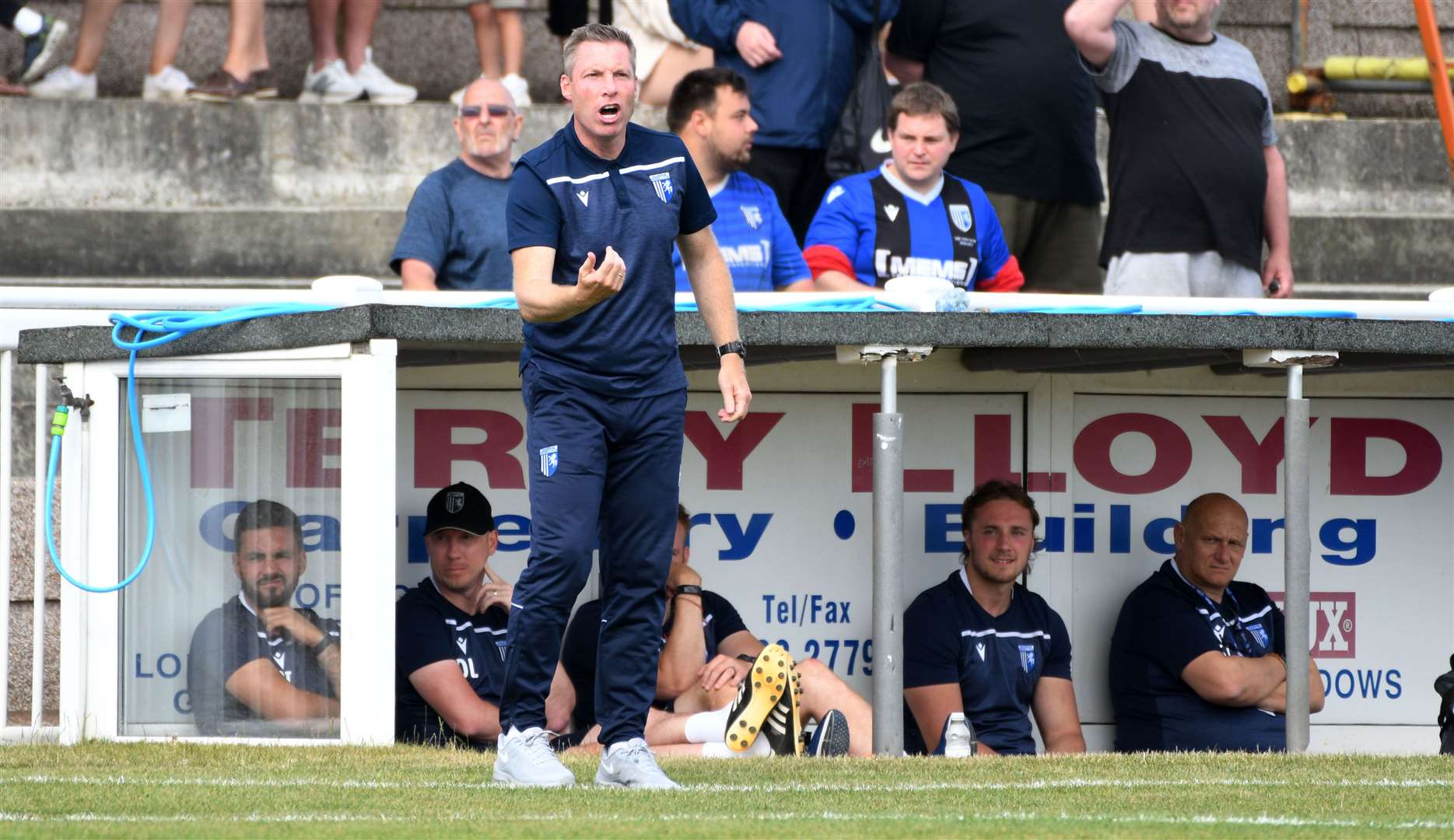 Promotion is the aim but Neil Harris knows competition will be tough for Gillingham. Picture: Barry Goodwin