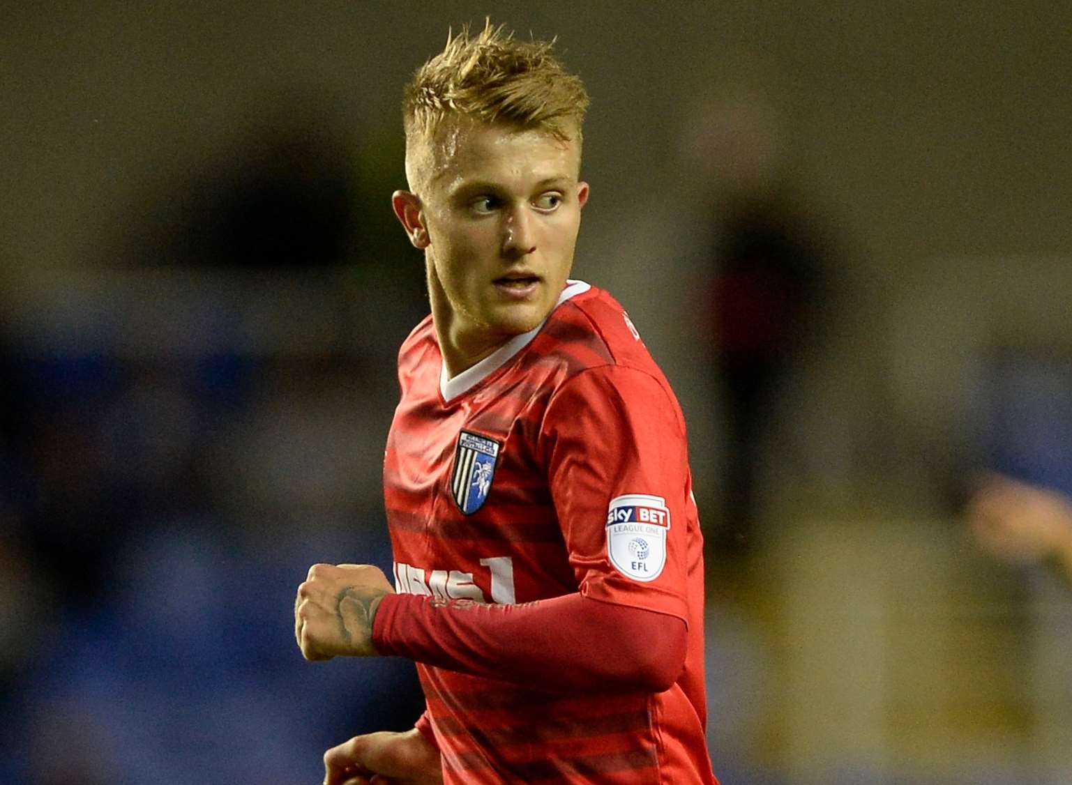 Gillingham striker Liam Nash. Picture: Ady Kerry