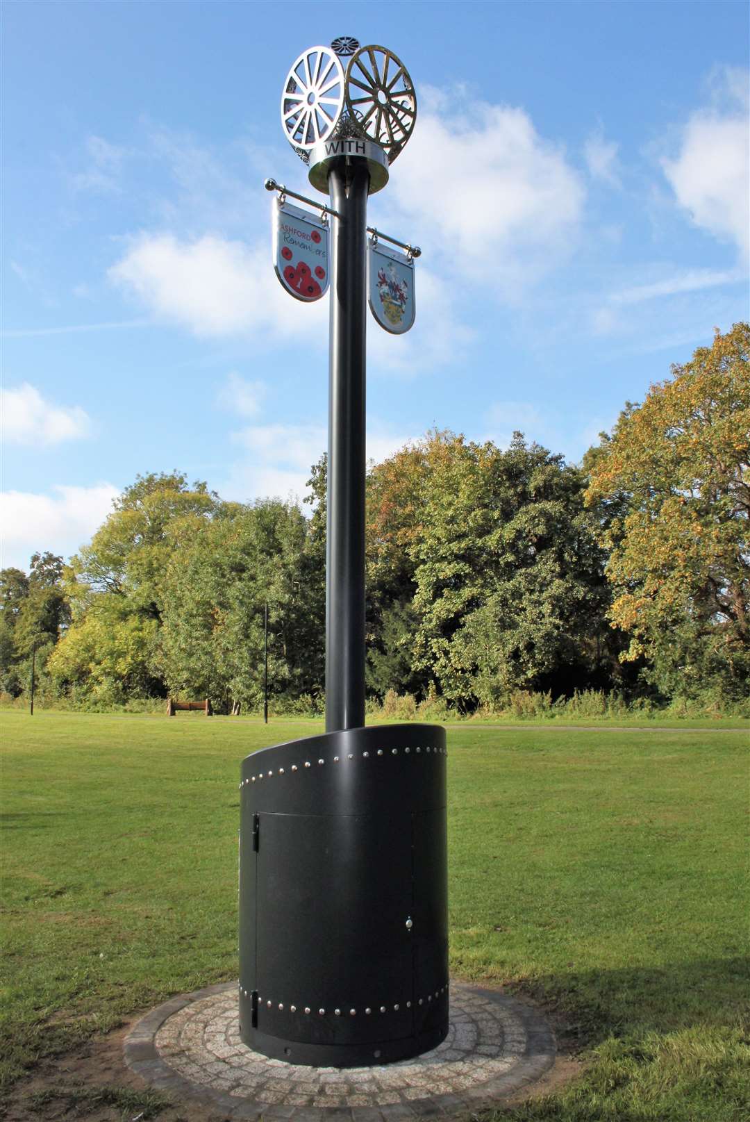 The beacon was lit for the first time on Remembrance Sunday in 2018