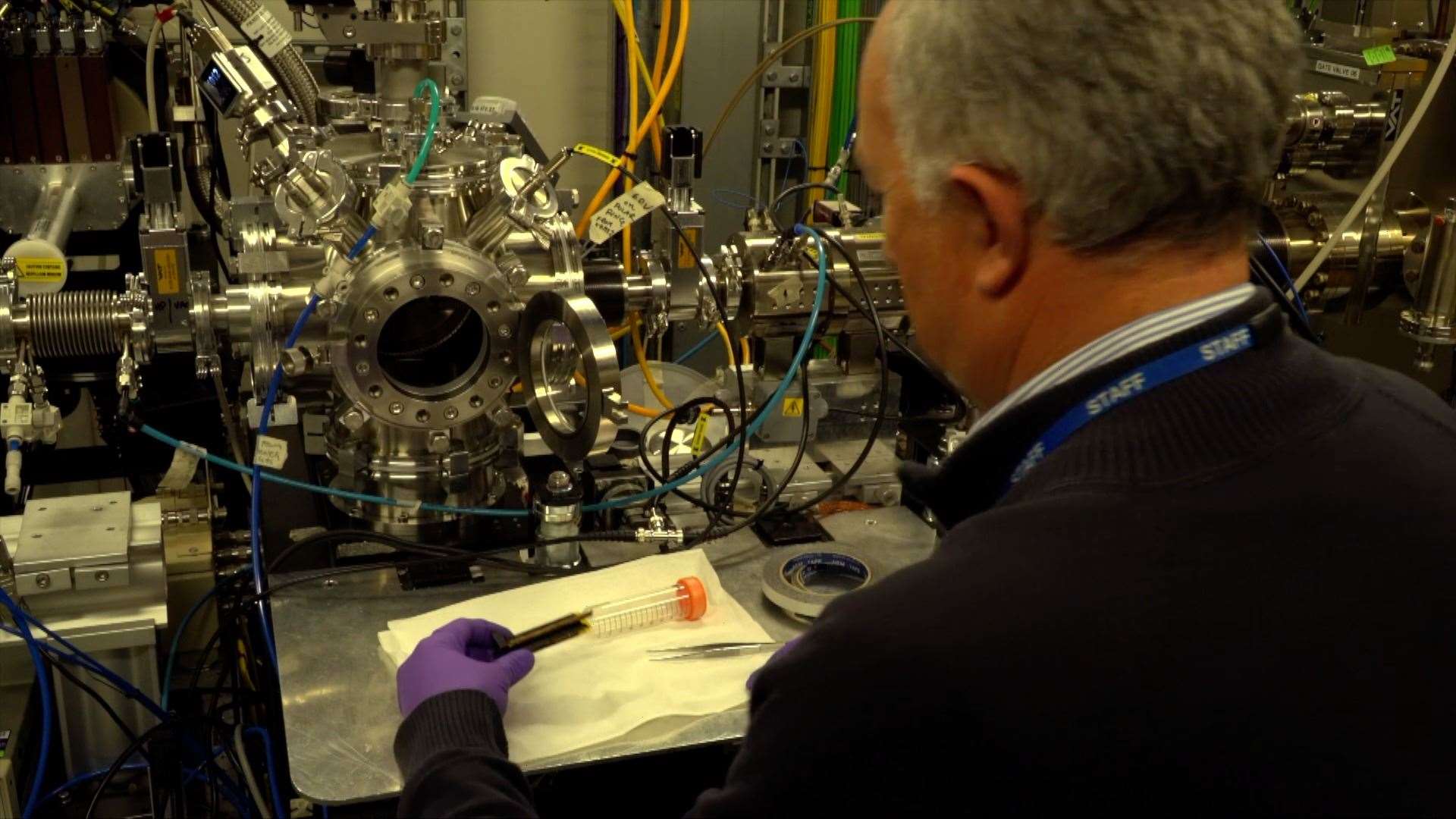 Restoration work at Diamond Light Source, the UK's national synchrotron facility