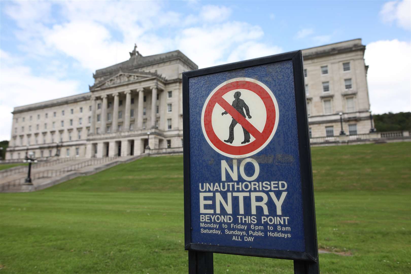 Parliament Buildings in Stormont, Belfast (Peter Morrison/PA)