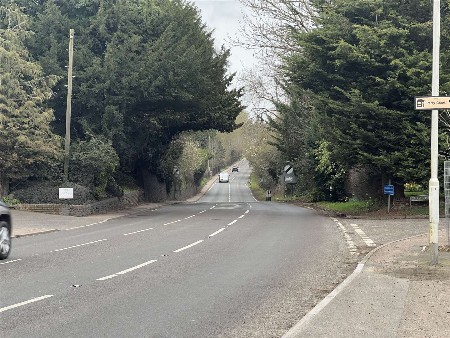 The national speed limit sign as you exit Teynham towards Faversham along London Road. Picture: Megan Carr