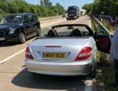 The accident happened on the stretch near Lenham