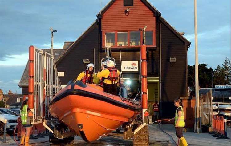 The RNLI team from Whitstable was called out. Picture: RNLI/Chris Davey