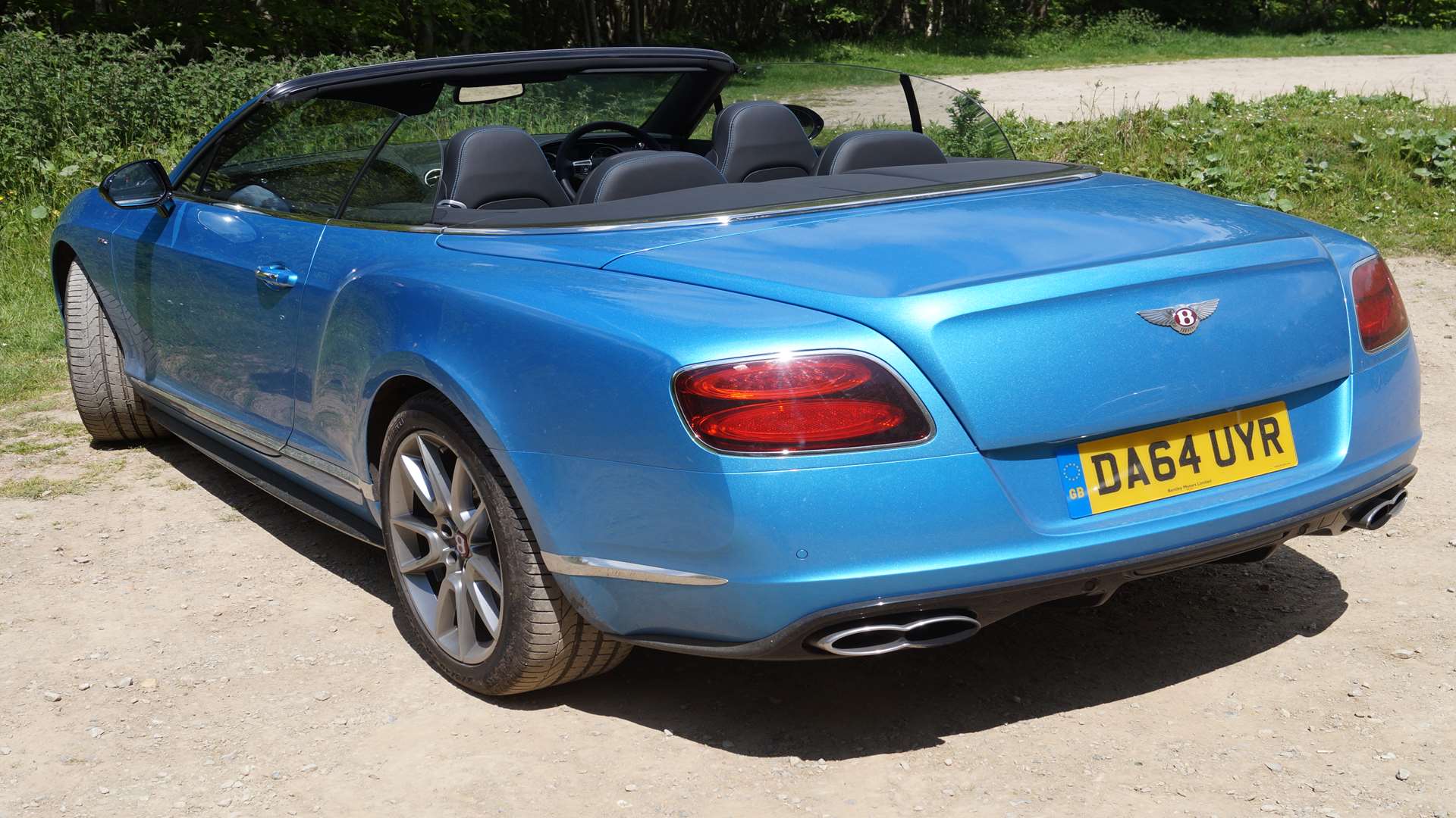 The GT Continental is a real head-turner, particularly in Kingfisher blue