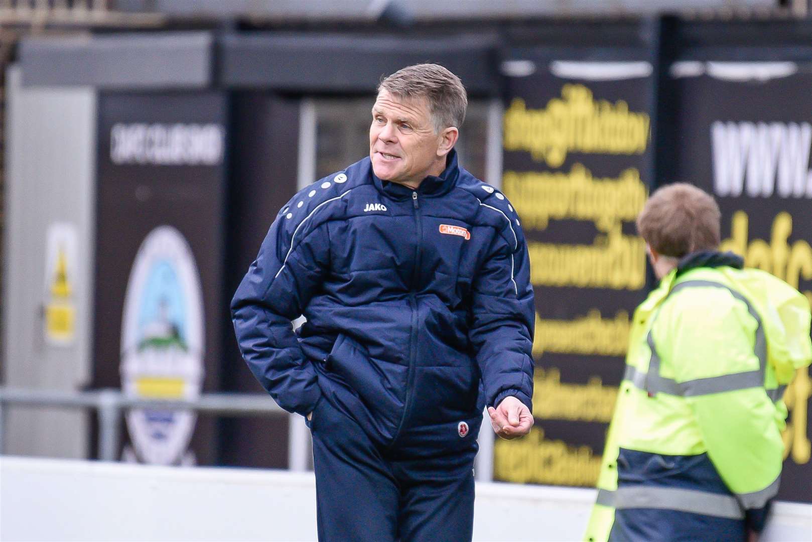 Dover manager Andy Hessenthaler hopes his team can secure their first win this weekend Picture: Alan Langley
