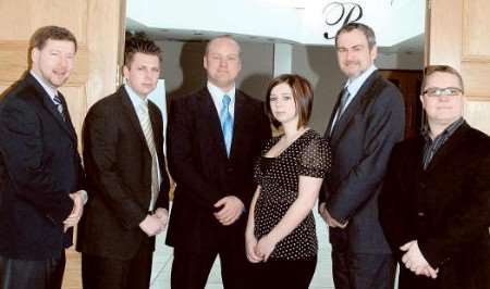 Representatives from the Kent Messenger media group, Denne Construction, Hays Education, Canterbury Christ Church University and Priestfield Banqueting at the launch of the Kent Teacher of the Year Awards.