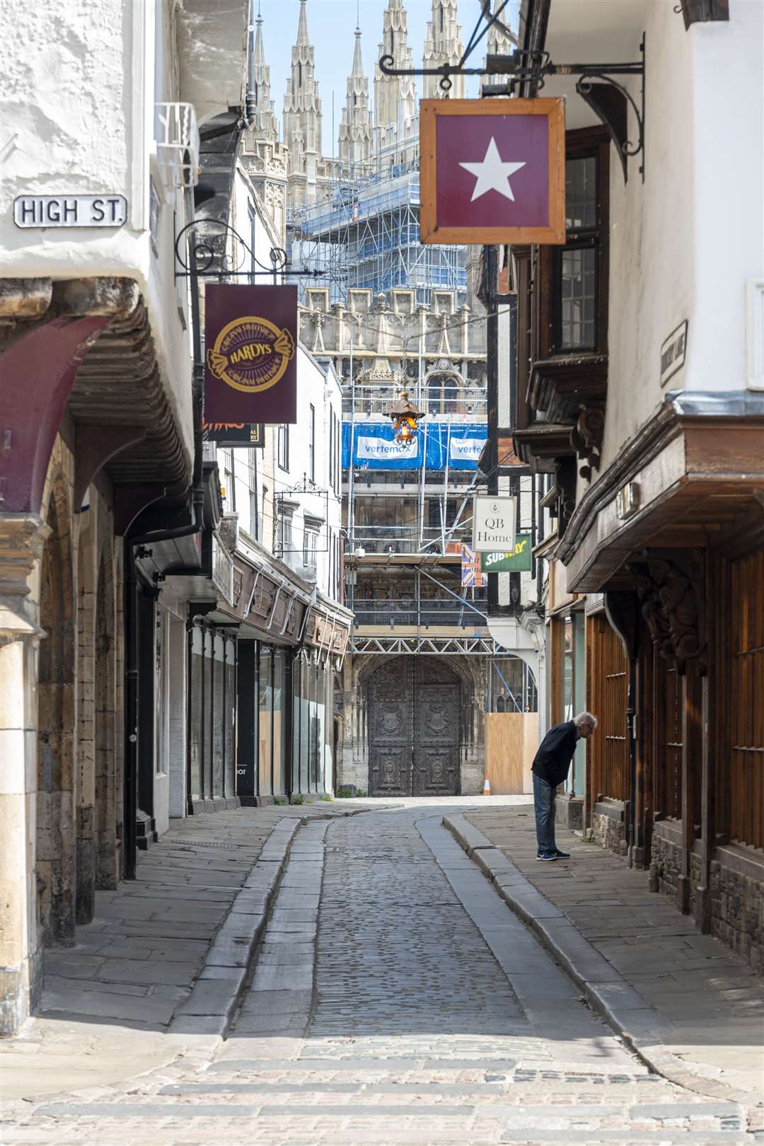 Window shopping only along Mercery Lane. Picture: Jo Court