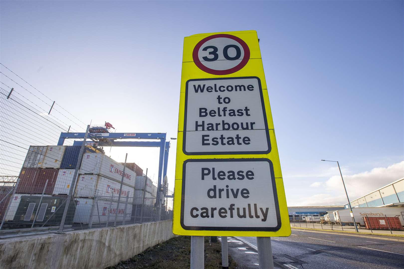 The Northern Ireland Protocol requires checks on goods arriving from Great Britain into the region (Liam McBurney/PA)