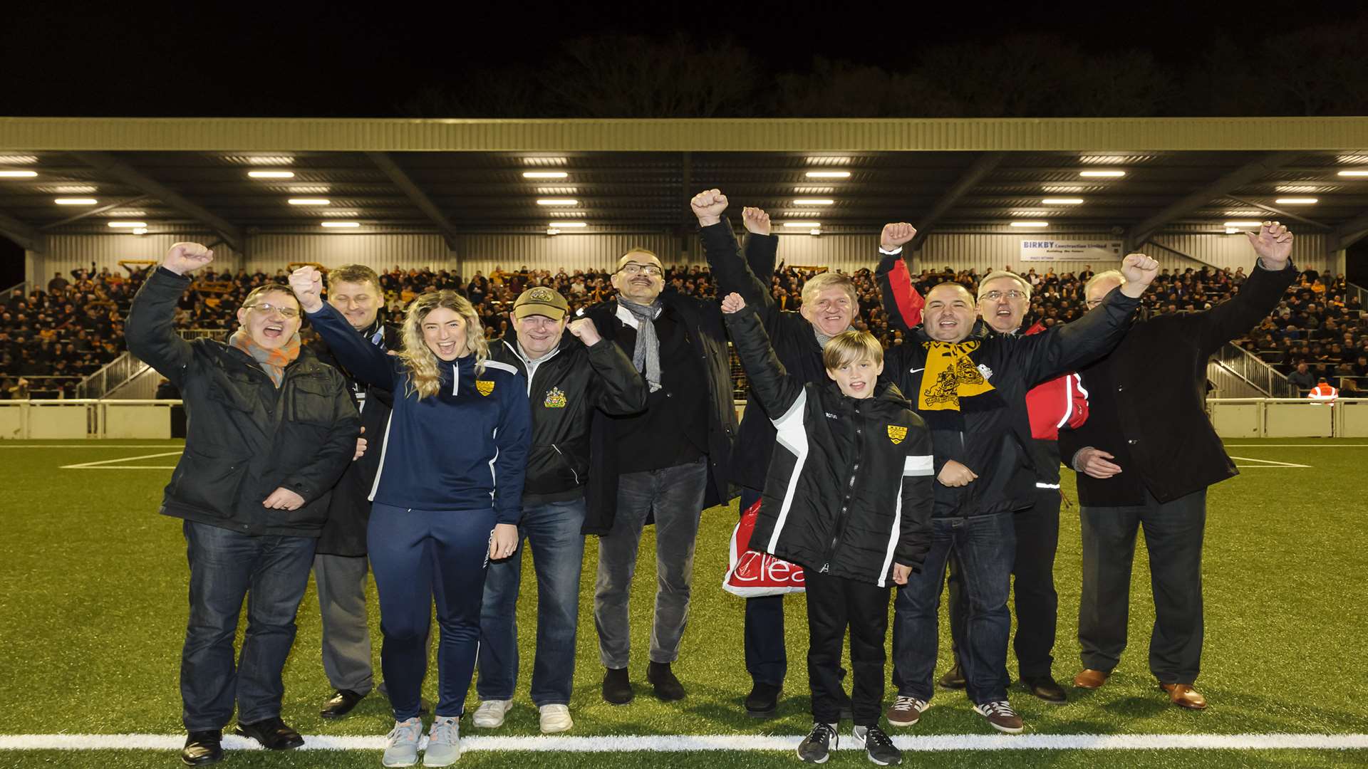 Fran Saunders in the centre of the opening ceremony Picture: Andy Payton