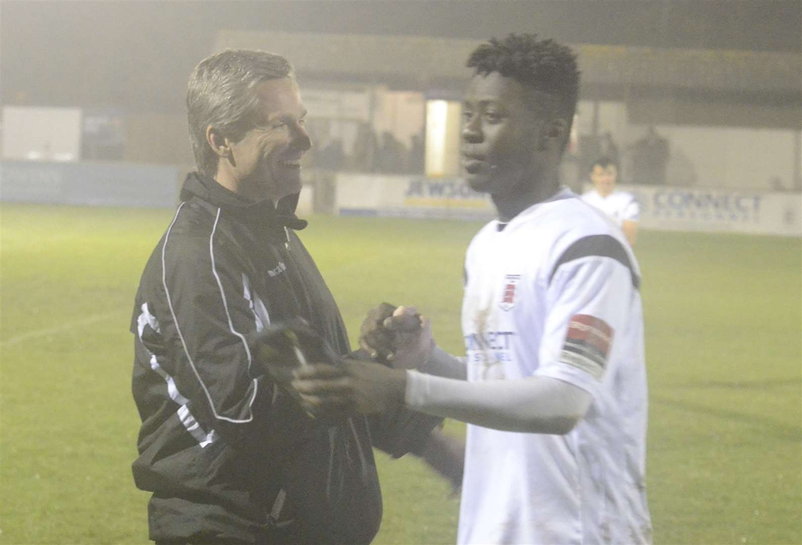 Ray Turner enjoys a Faversham win Picture: Chris Davey