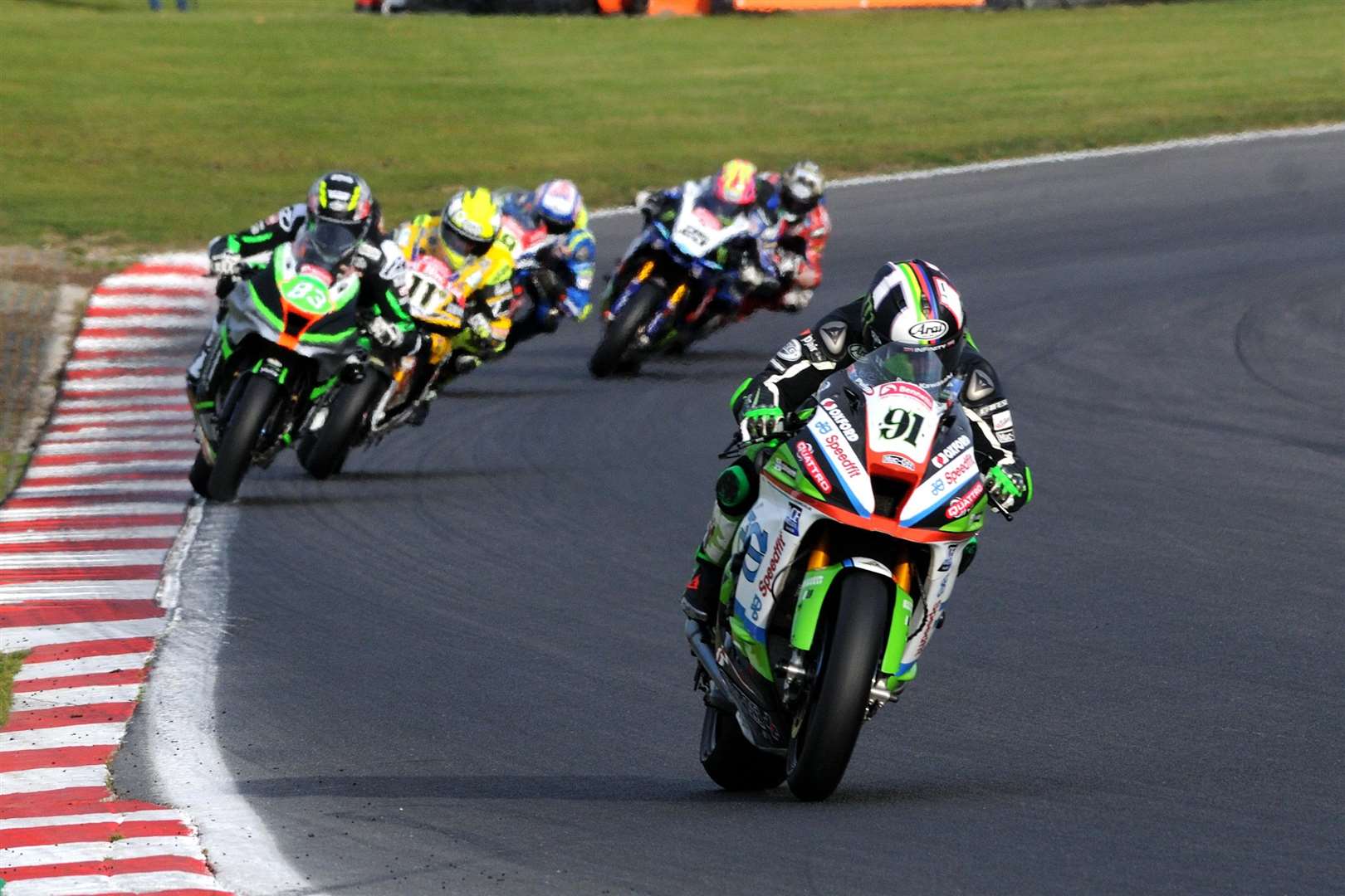 Leon Haslam claimed the title at the weekend Picture: Simon Hildrew