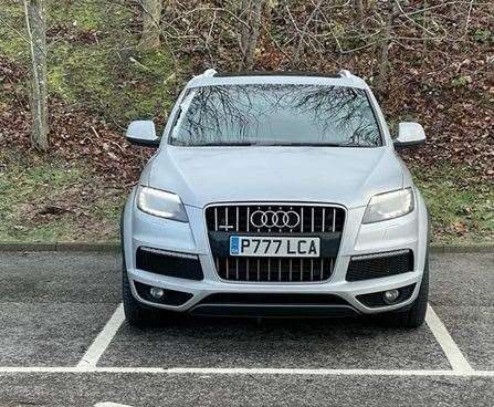 Mr Chandler's car parked correctly in a space in Hempstead Valley car park. Picture: Frederick Chandler