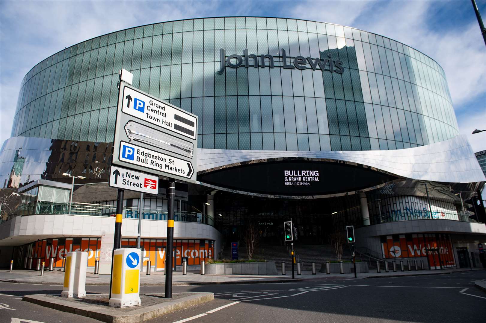 John Lewis announced the permanent closure of several stores during the pandemic, including its flagship retail space at Birmingham’s Grand Central site (Jacob King/PA)