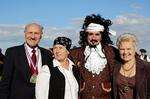 Deputy mayor and mayoress of Swale, Cllr Ben Stokes and Sylvia Bennett, with parish councillor Brenda Hardman and organiser Paul Day