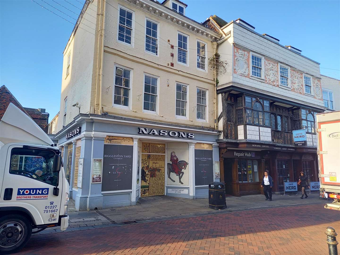 Nasons, opposite the empty Debenhams, has long been vacant