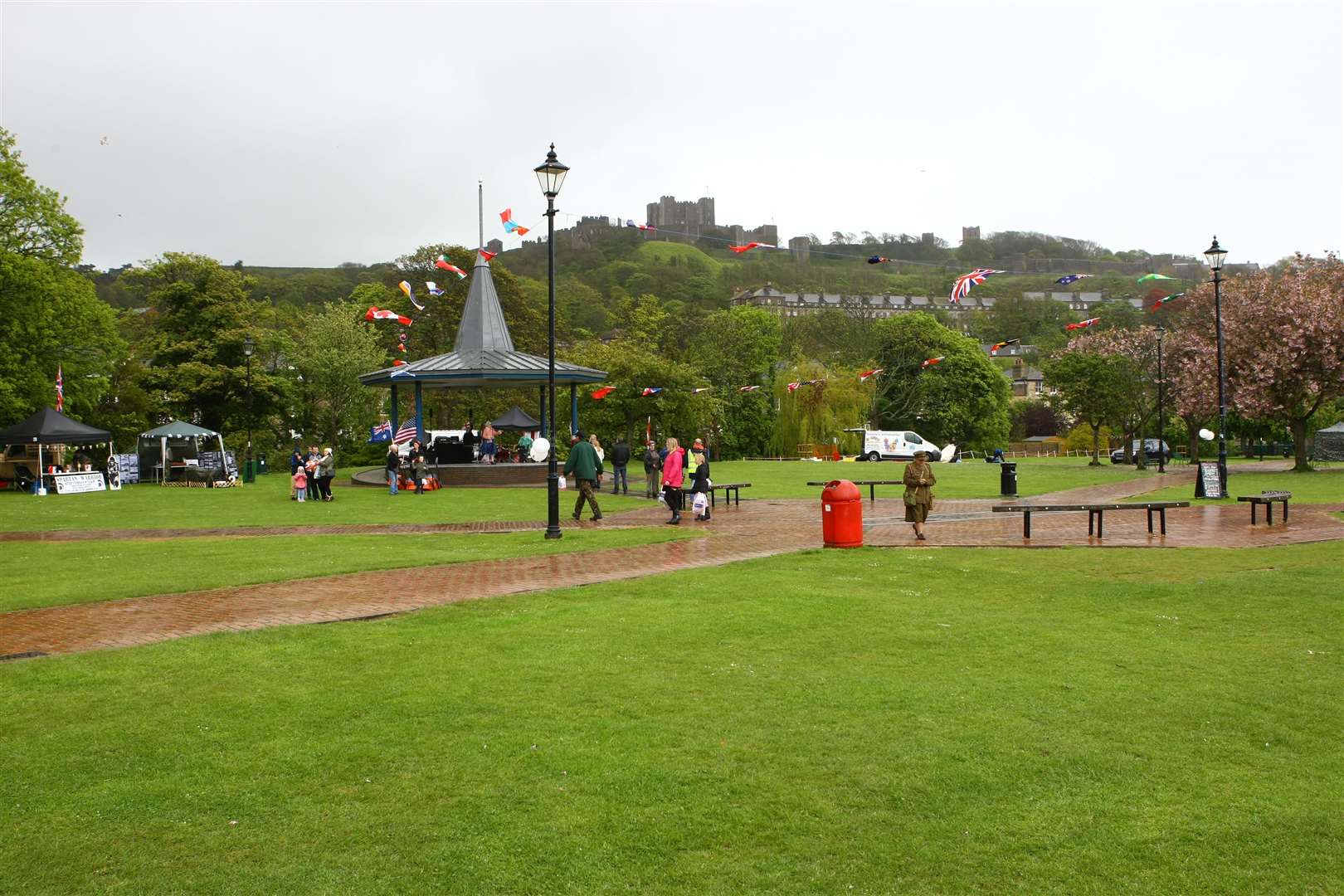 General view of Pencester Gardens. Library image