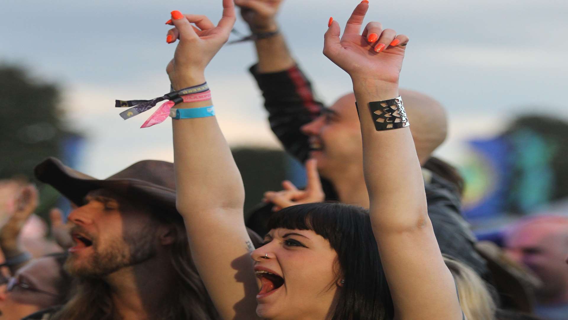 Revellers at the first Ramblin' Man Fair