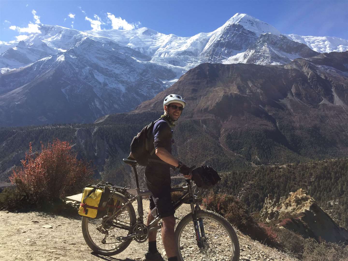 Jeff Kapp, one of the members of the group cycling from John O’Groats to Land’s End (Cyclists Fighting Cancer)