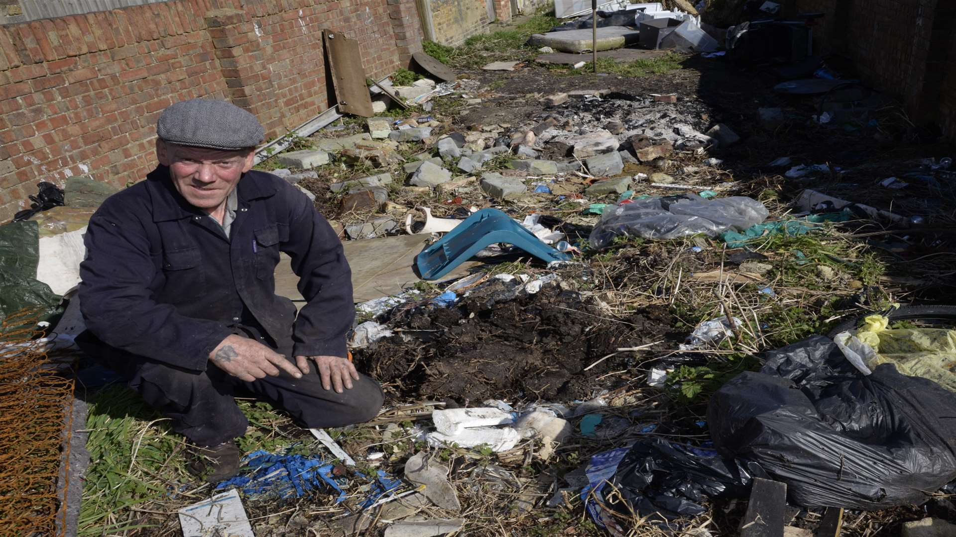 Shaun Smith says flytipping has long been an issue. Picture: Chris Davey