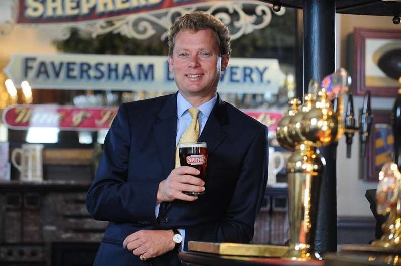 Shepherd Neame chief executive Jonathan Neame. Picture: Dan Lewis/Visual Media