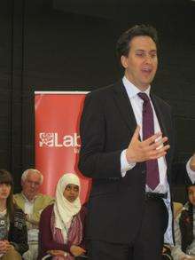 Ed Miliband visits Gravesend