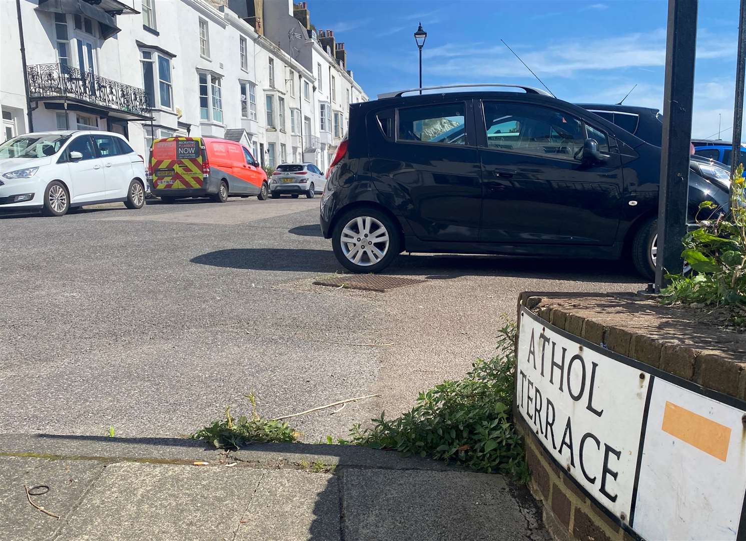 Athol Terrace, the scene of last night's attack