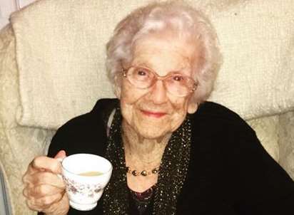 Elsie Garlinge celebrates her 104th birthday.