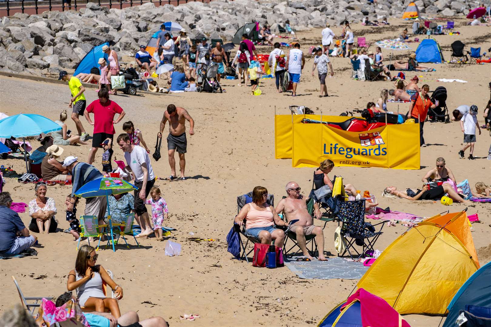 Scorching weather in July helped save this year’s crop (Peter Byrne/PA)