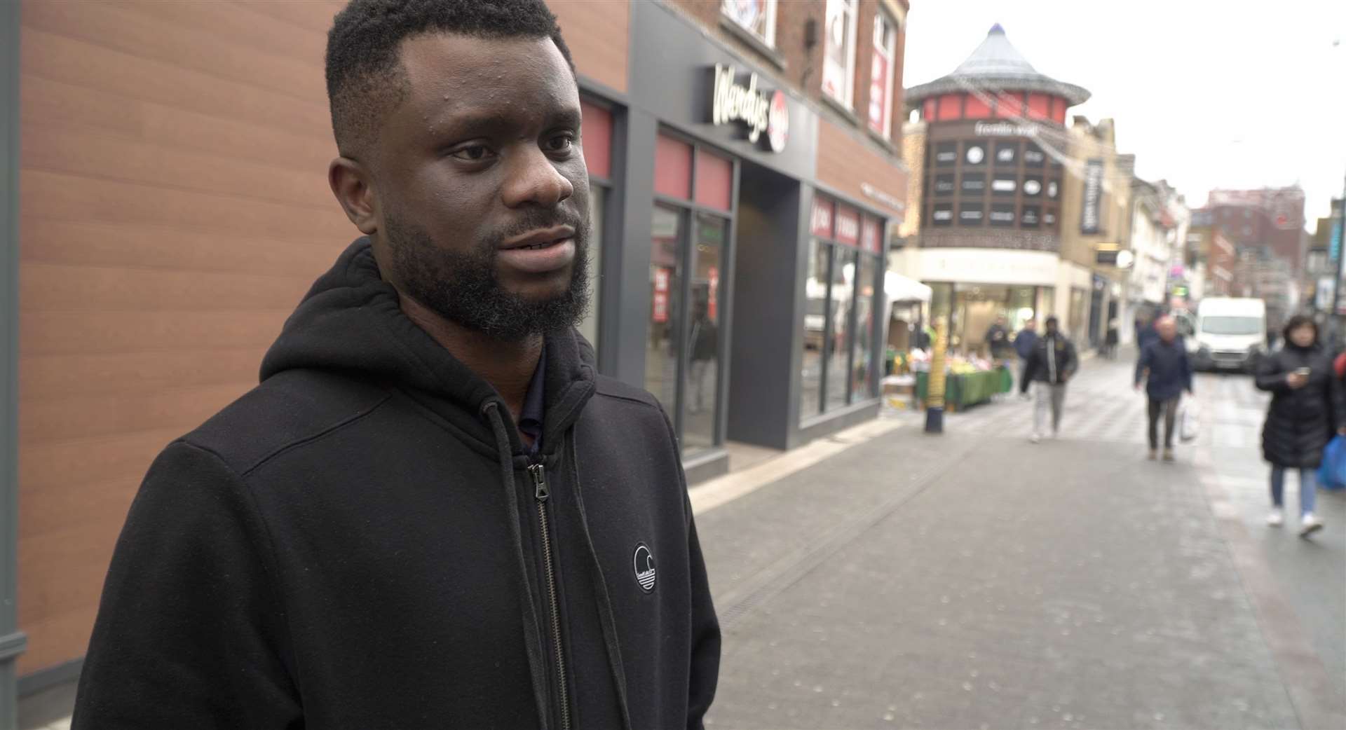 Ikiof Christopher pictured in Maidstone Ikiof Christopher said businesses need to take food hygiene seriously