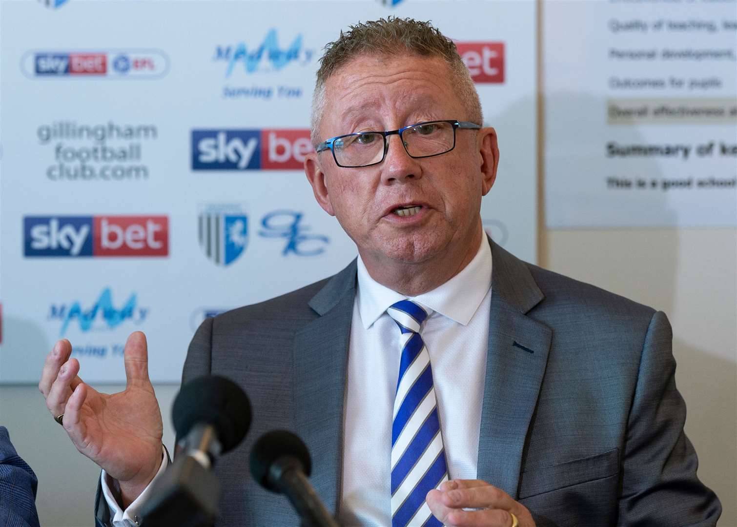 Gillingham chairman Paul Scally wants government intervention to stop money ruining the game Picture: Ady Kerry