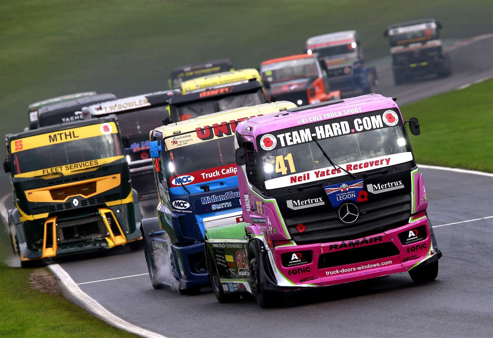 This weekend's British Truck Racing Championship has now been cancelled