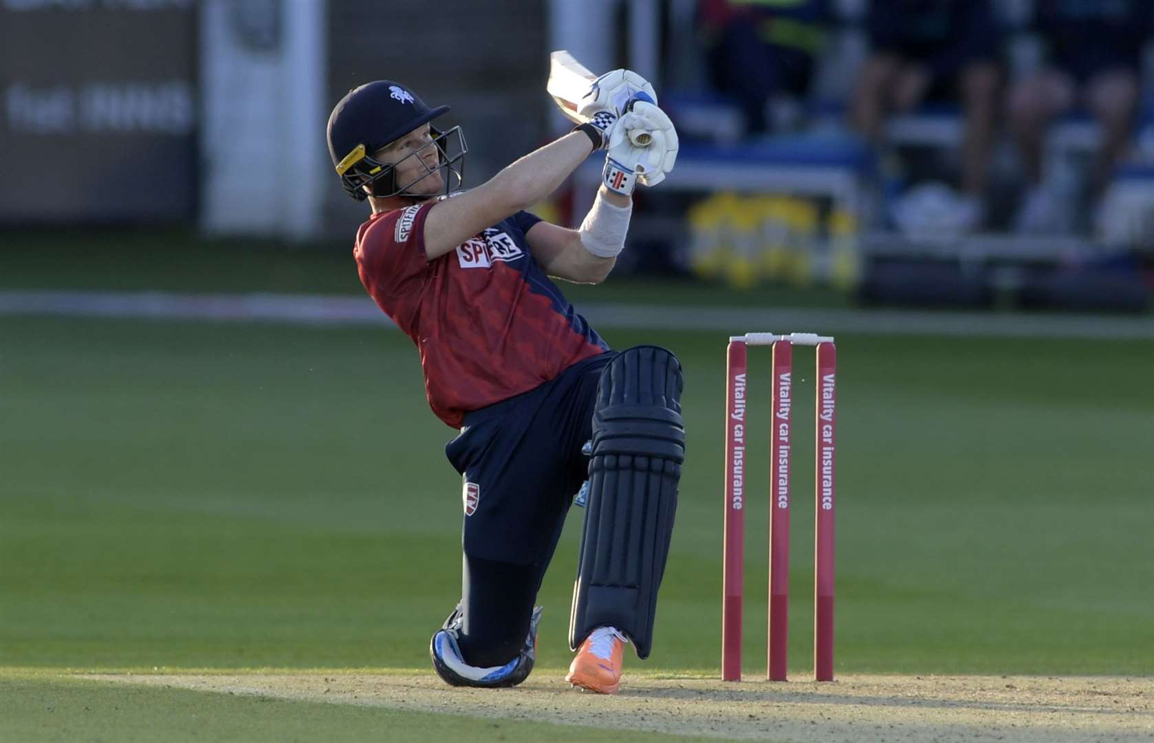 Kent captain Sam Billings - helped his Lahore Qalandars side win the Pakistan Super League title. Picture: Barry Goodwin