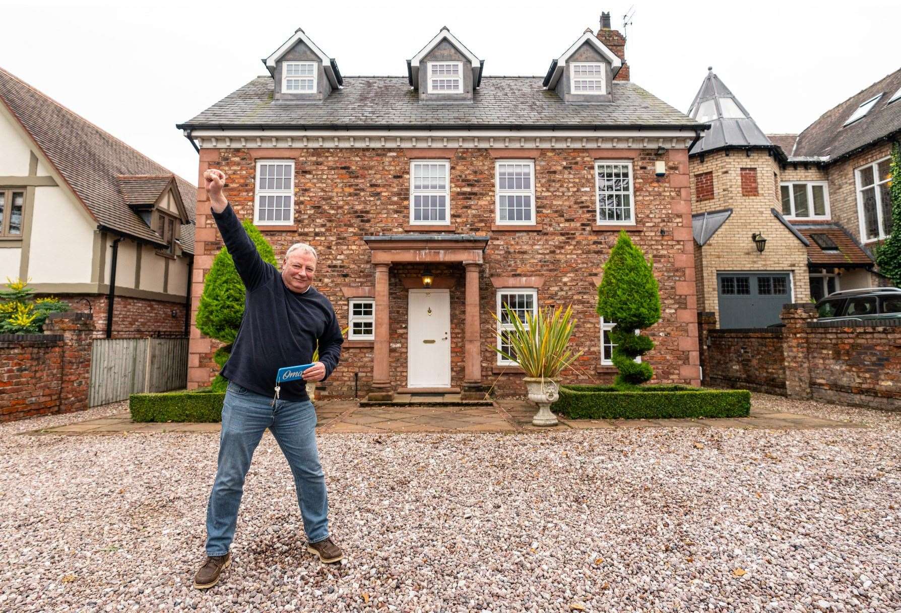 Ian Garrick said winning the house meant a ‘new start’ for him and his three sons (Omaze/PA)