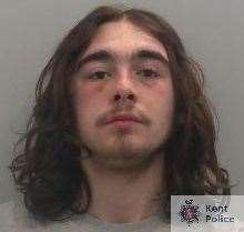 Charlie Moore has been jailed for 13 months. He approached a woman in Rochester High Street and told her to perform a sex act on him. Picture: Kent Police