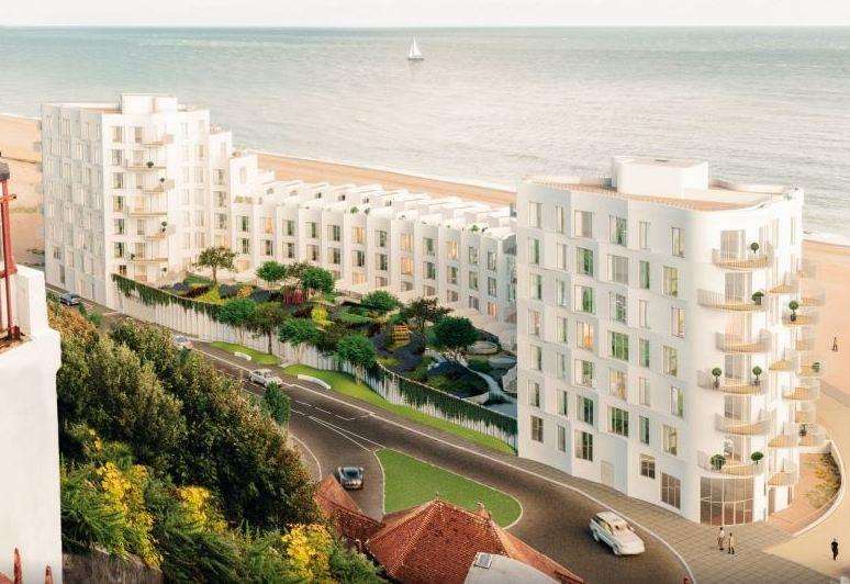 Folkestone seafront homes designs go on display for the first time